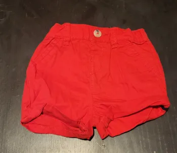 Short en toile 6 mois