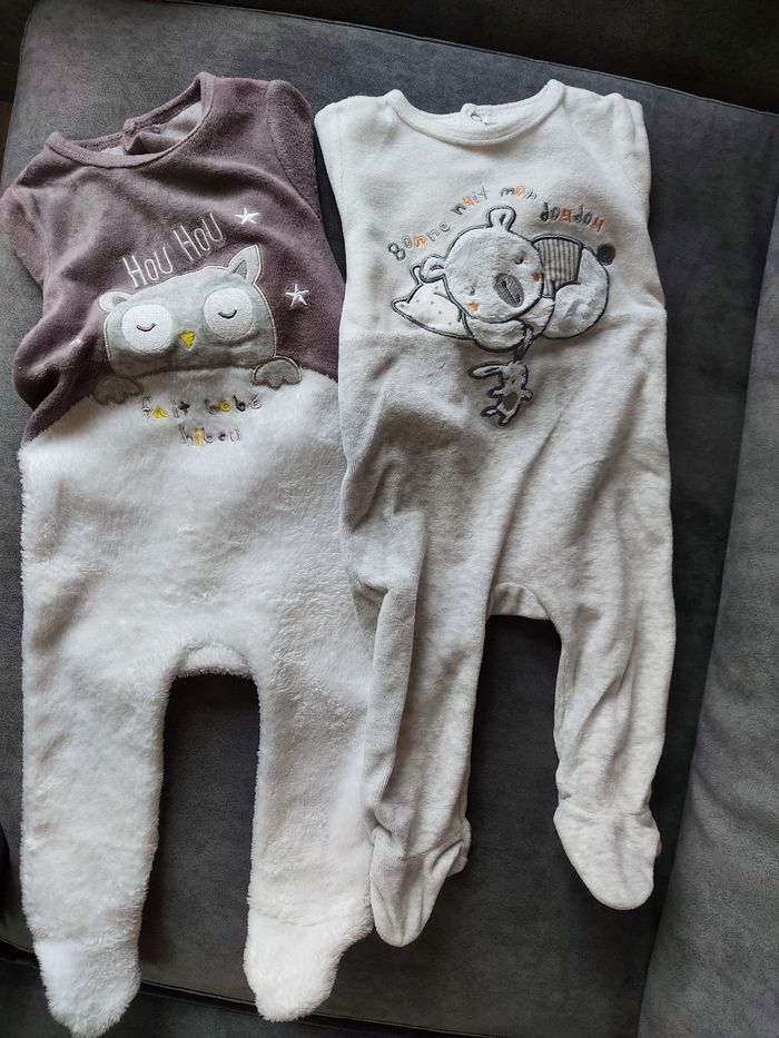 Lot 2 pyjamas hiver