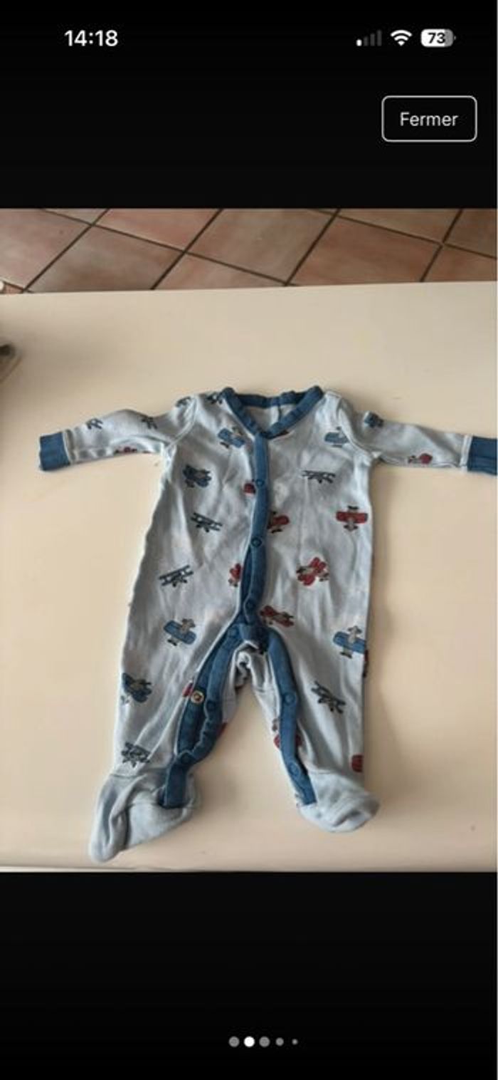 Lot de 6 pyjamas naissance - photo numéro 3