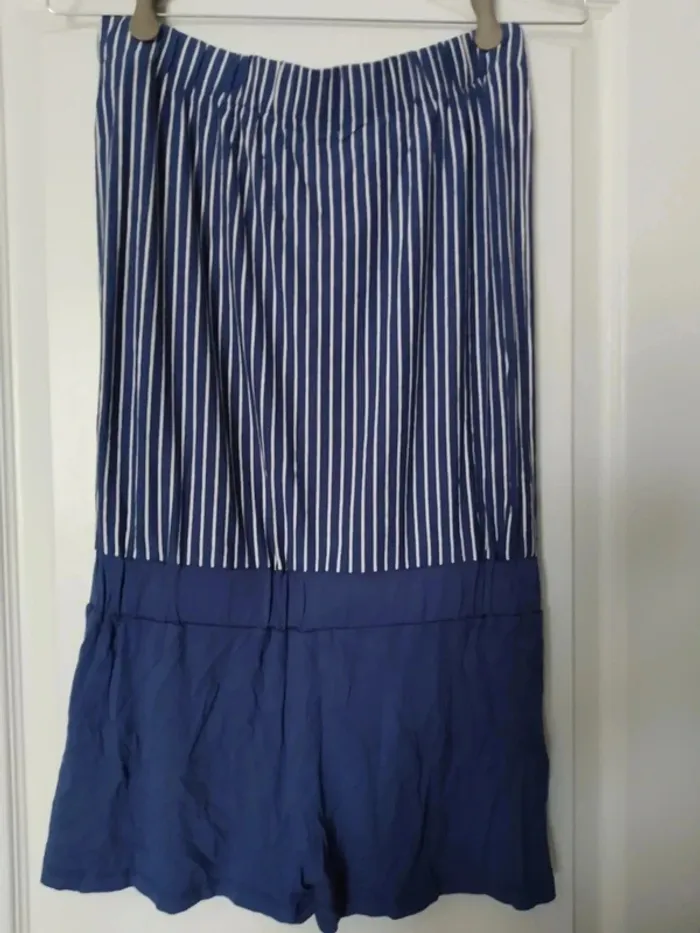 Combishort bustier marinière - photo numéro 2