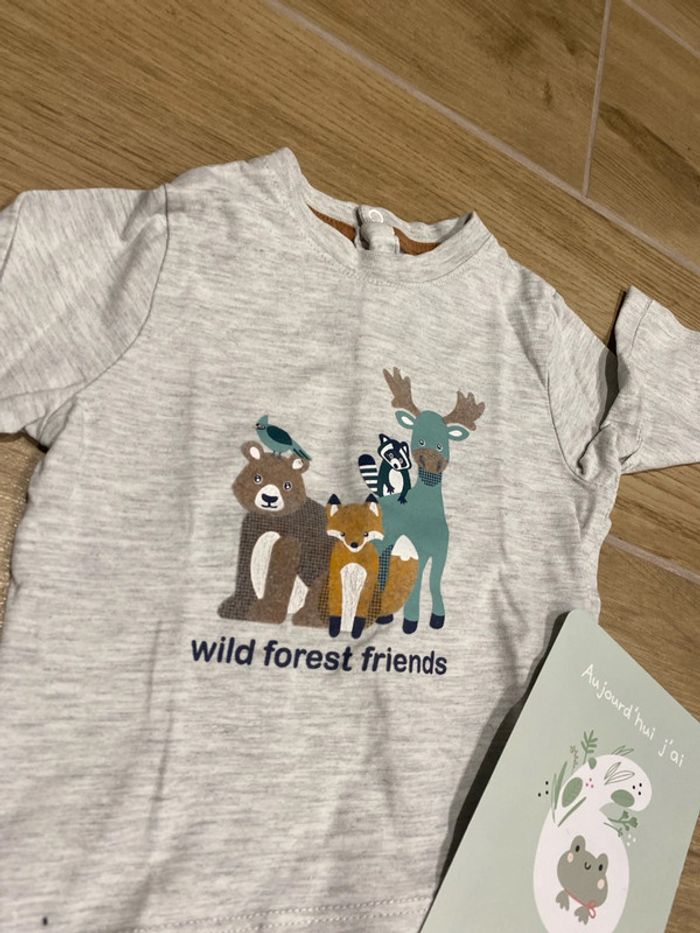 Tee-shirts manche longue Obaïbi 6 mois - photo numéro 2