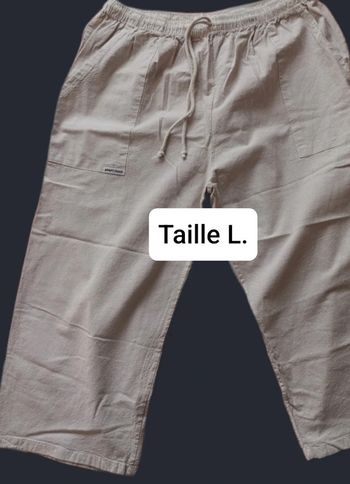 🌼Pantacourt large coton. Taille L. Amaro Jeans🌼