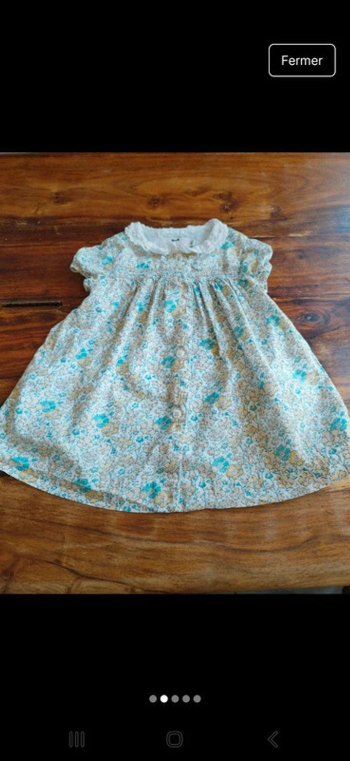 Robe liberty col dentelle - photo numéro 2
