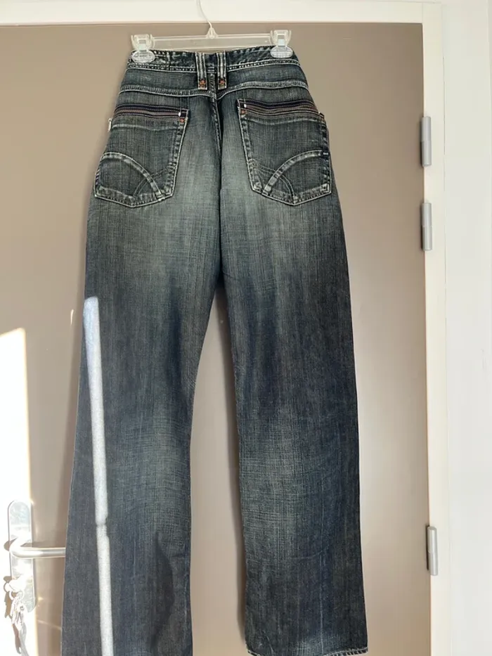 Jeans homme taille 42/44 (34 us) brut délavé Gas jeans - photo numéro 6