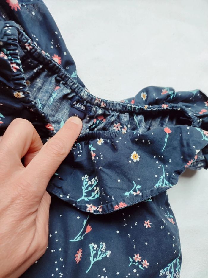 Robe cintrée fleurie sans manche 5ans - photo numéro 2
