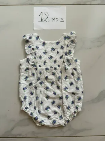 Barboteuse sergent major 12 mois
