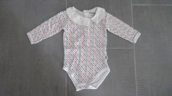 Body col claudine bébé fille 6 mois