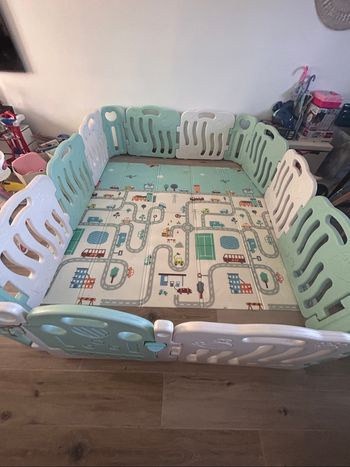 Grand parc bébé pliable et modulable