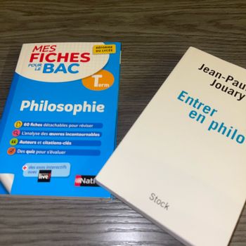 Lot de livre spécial philo