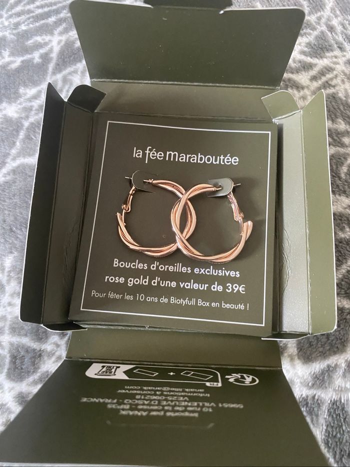 Boucles d’oreilles La fée maraboutée