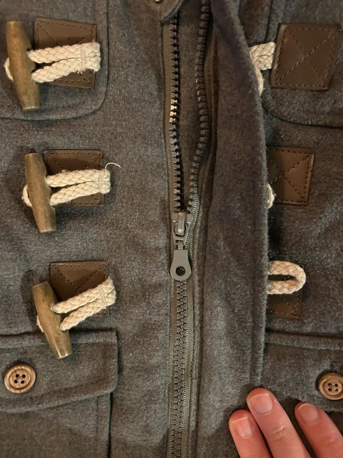 Duffle coat cocoon 9 mois comme neuf - photo numéro 5