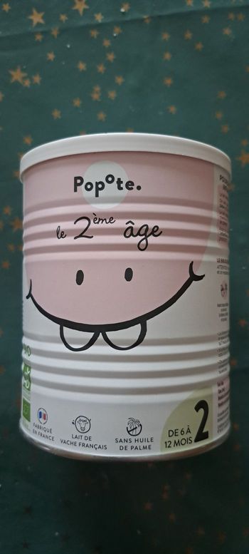 Lait popote 2e age