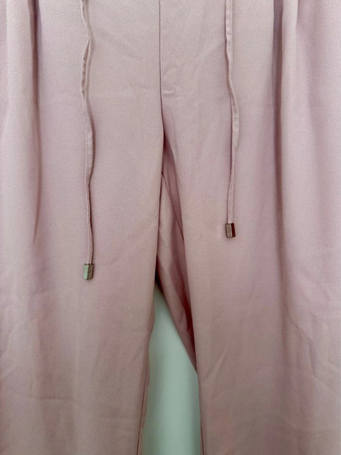 Pantalon léger rose Zara XL - photo numéro 4
