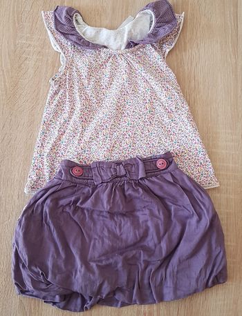 Ensemble (jupe/tee shirt) 3 ans Lisa Rose