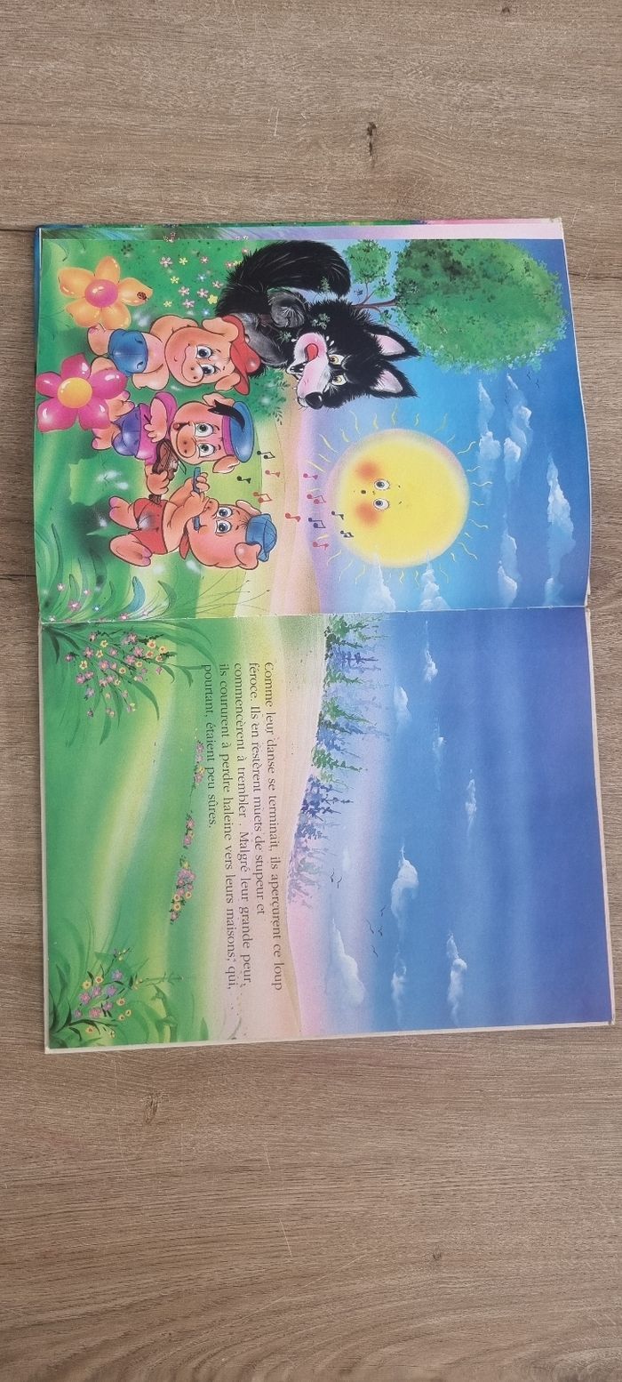 Livre ancien Les 3 petits cochons Saep - photo numéro 3
