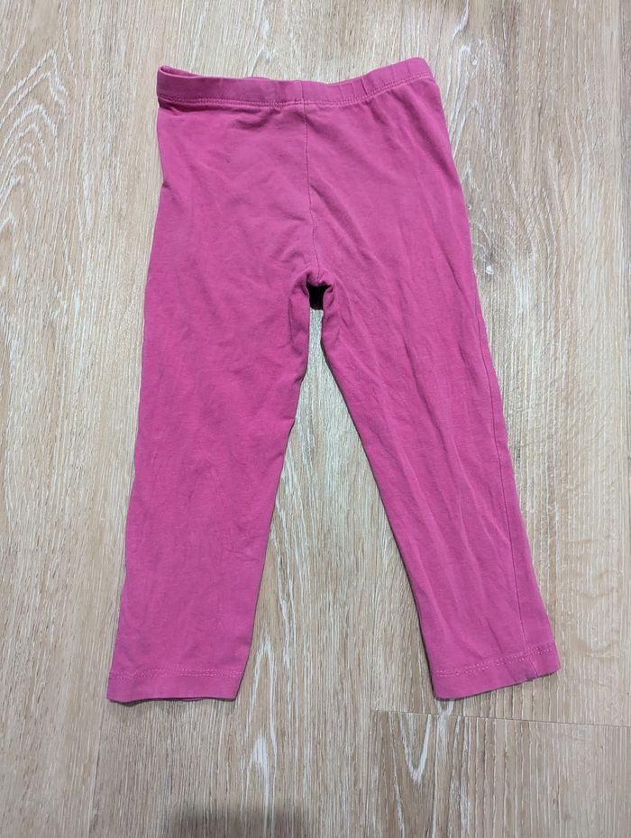 Legging rose 36 mois bébé fille