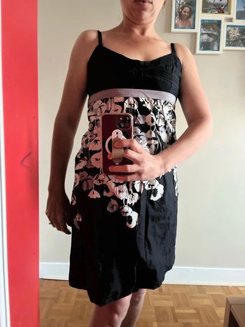 Robe fleurie noir promod