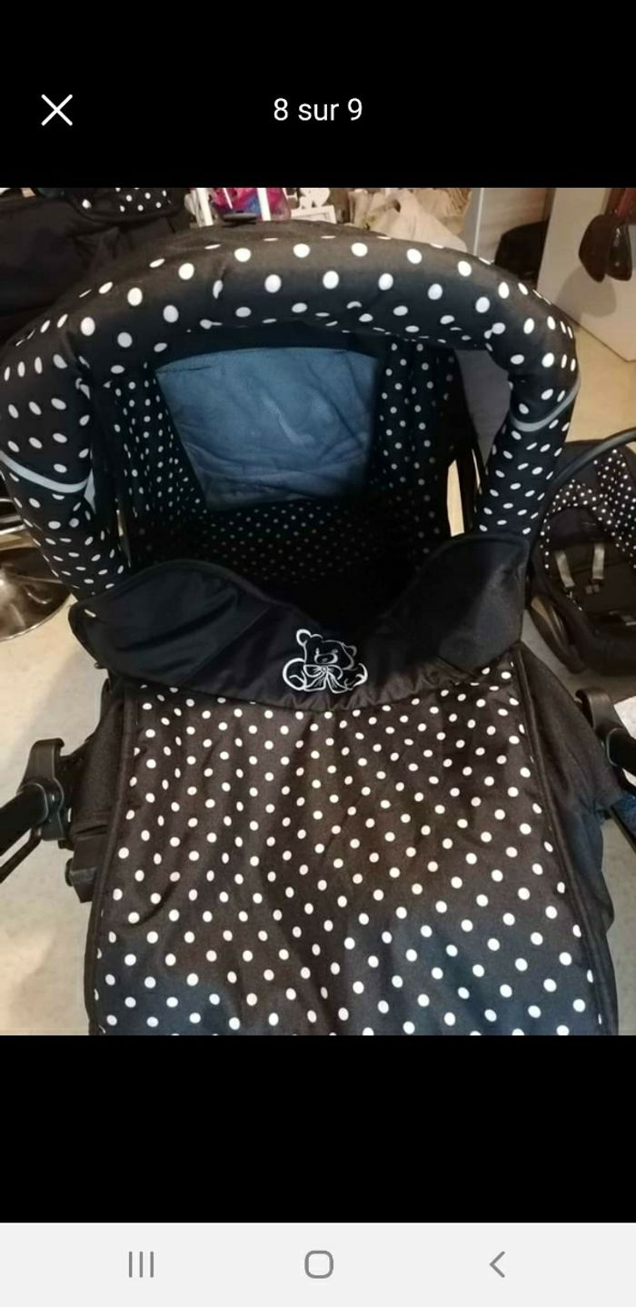 Poussette complète avec cosy landau sac à langer - photo numéro 2