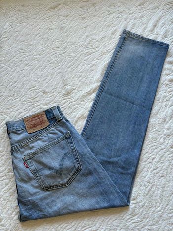 Jean Lévis 501 homme coupe droite coupe droite bleu effet délavé taille W30 M/40 L/34 Y2K