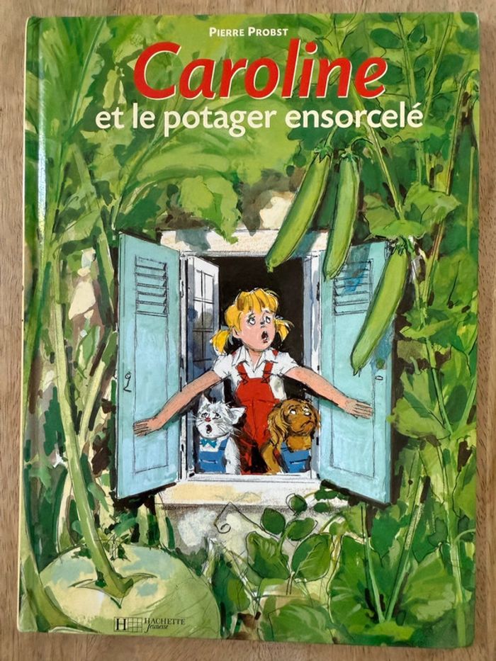 Caroline et le potager ensorcelé livre bd album de collection rare jolis dessins