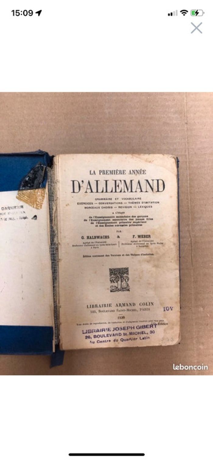 La première année d’allemand