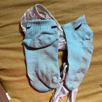 Chaussette bleu