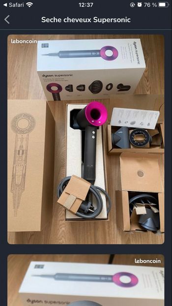 Dyson supersonic neuf jamais utilisé