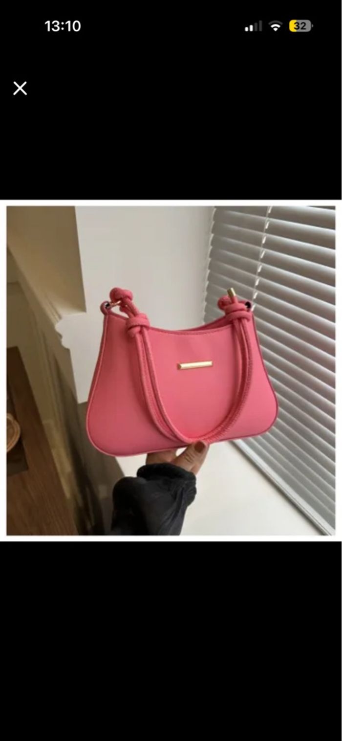 Petit sac carré à aisselles à main haut de gamme pour femmes - photo numéro 3