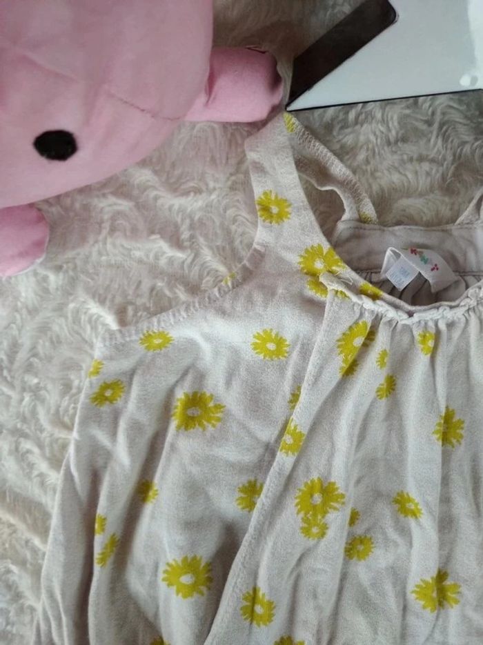 Robe courte boule / tunique longue Fille 18 mois Fleurs Kid Kanaï - photo numéro 3