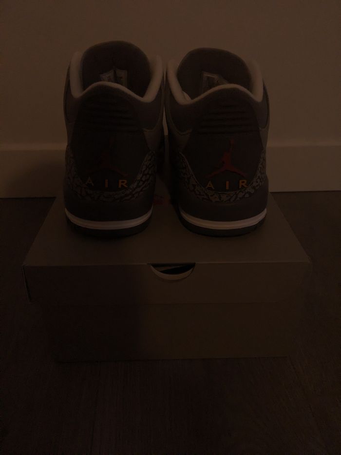 Nike Air Jordan 3 cool Grey pigeon 44eu 10us avec facture kickz - photo numéro 4