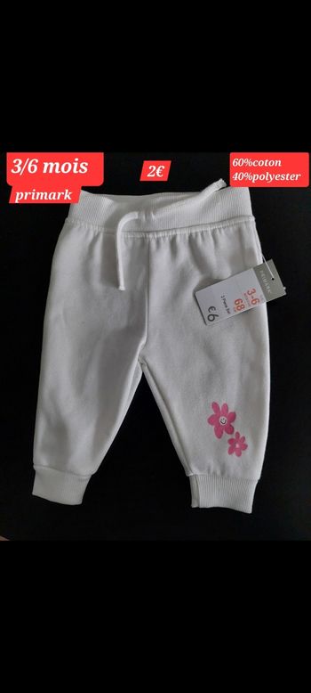 Pantalon de jogging primark fille 6mois 
