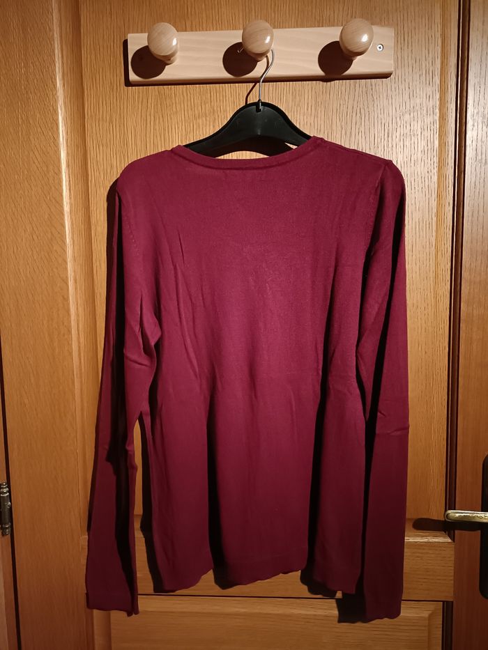 Pull bordeaux - photo numéro 3