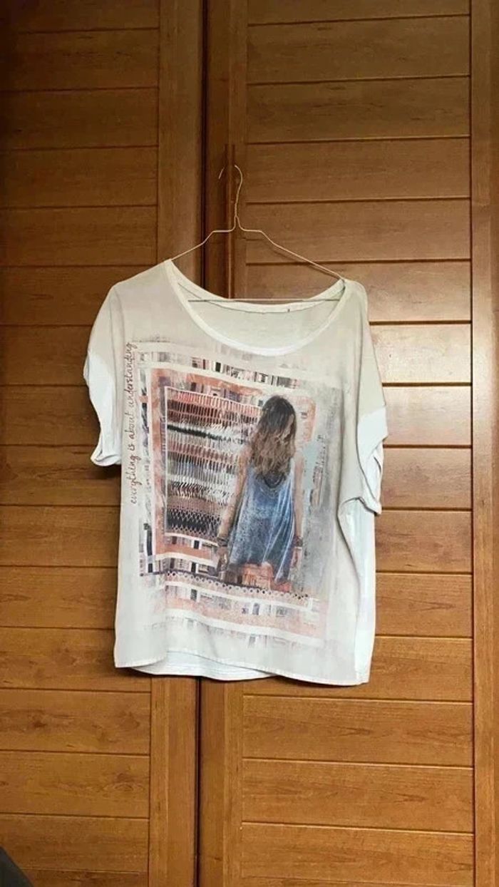 Lot de 8 blouses t-shirts tunique femme S - photo numéro 5