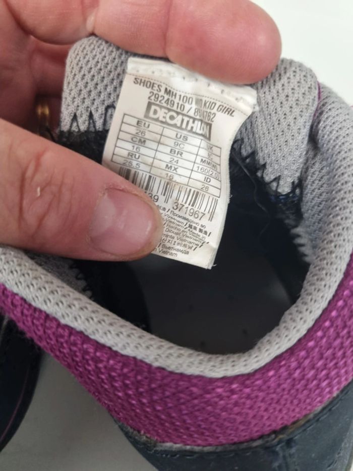 Baskets montantes taille 26 - photo numéro 4