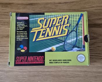 Jeu Super Tennis Super Nintendo SNES Complet ( sans cale ) Pal Fra Fah