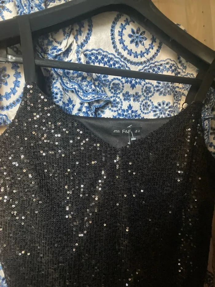 Débardeur haut sequins - photo numéro 2