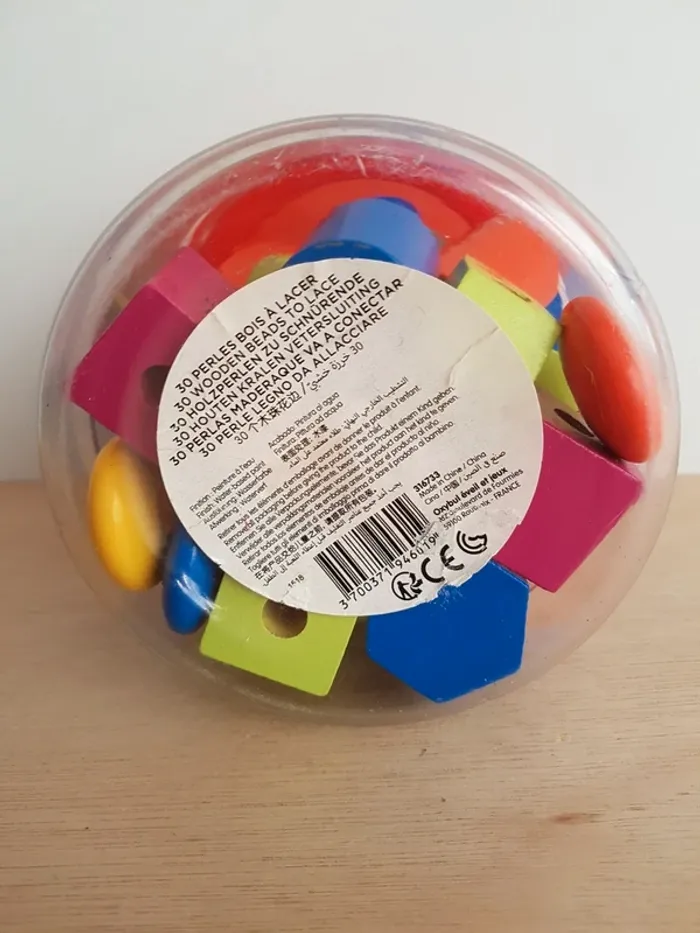 Baril de perles à lacer Oxybul - photo numéro 5