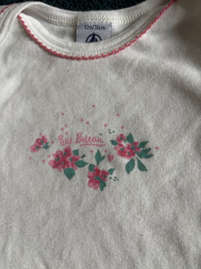 Lot de trois body manches courtes, 12 mois, 74 cm - photo numéro 4