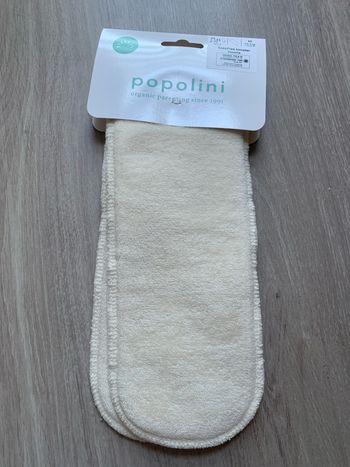 Lot 2 inserts pour couches lavables Popolini taille M