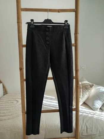 Legging gris & noir Camaïeu taille M