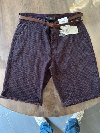 Bermuda primark straight violet taille 33