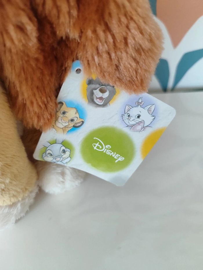 Peluche belle et le clochard Disney - photo numéro 2