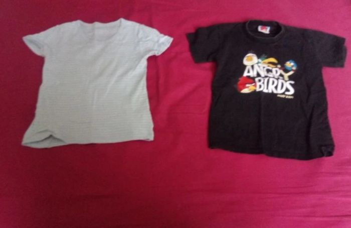 8 t-shirts manche courte garçons en 6 ans