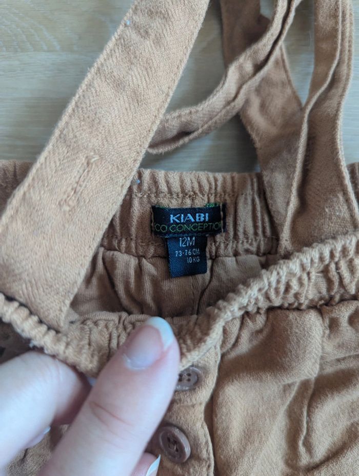 Salopette pantalon Kiabi 12 mois - photo numéro 3