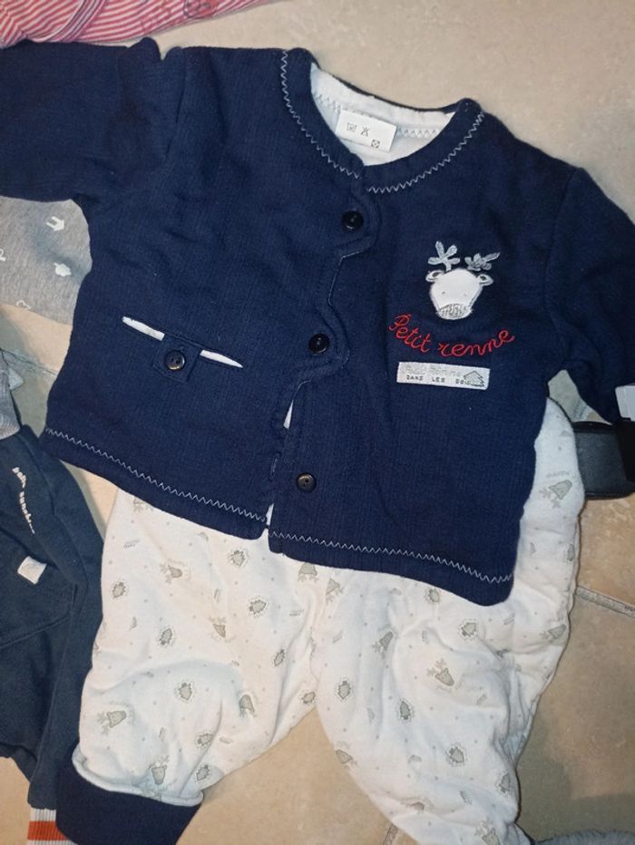 Lot +de 30 pièces garçon 3 mois hiver-printemps - photo numéro 7