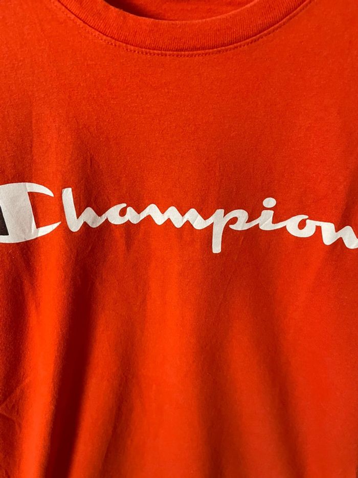 TEE shirt champion homme taille S orange - photo numéro 2