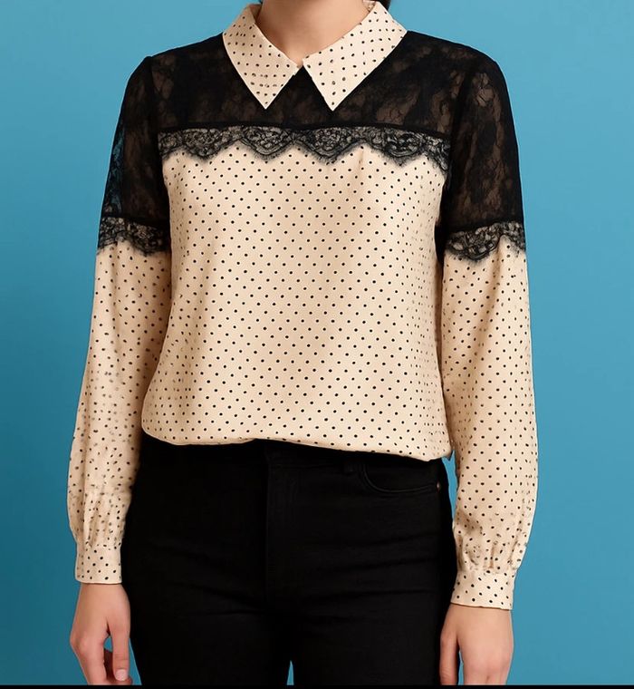 Chemise à manche longue taille L