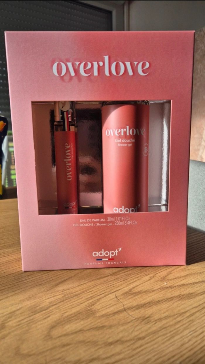 Coffret Adopt Overlove parfum 30 ml + gel douche 250 ml
