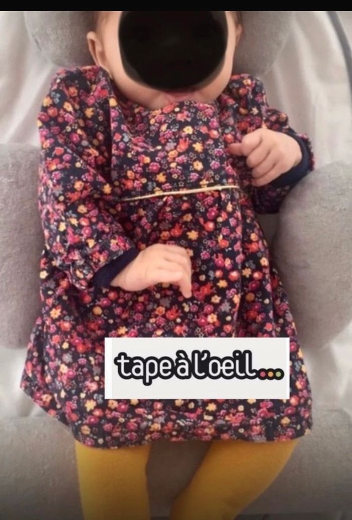 Robe tape à l œil liberty 3 mois