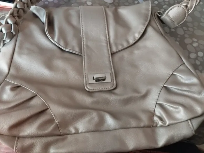 Sac a bandoulière tressée neuf gris - photo numéro 3